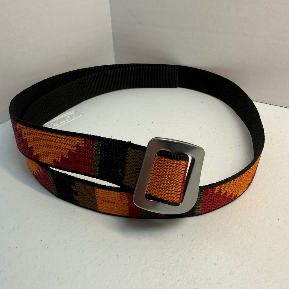 Bison Designs Aztec Print Belt Medium Southwestern Western Gorpcore